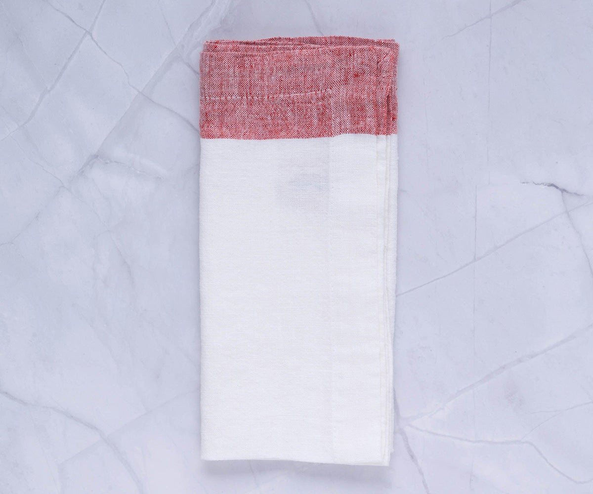 Border Linen Napkins