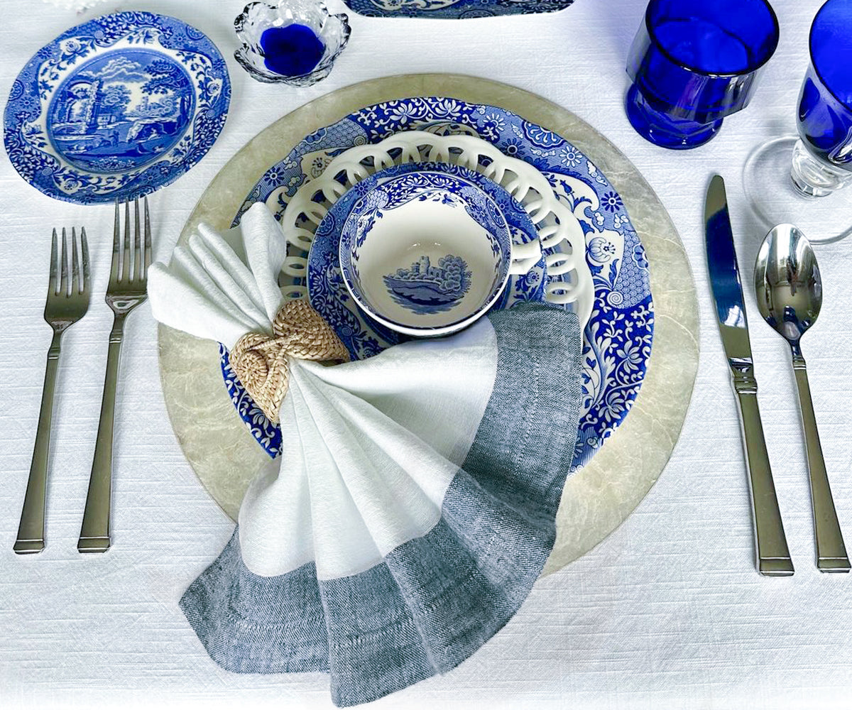 Border Linen Napkins