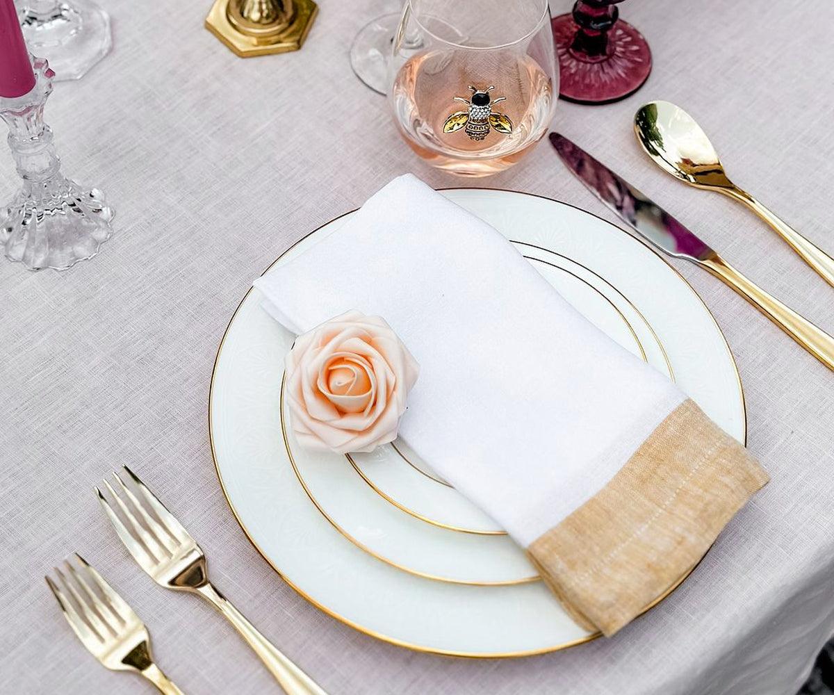 Border Linen Napkins