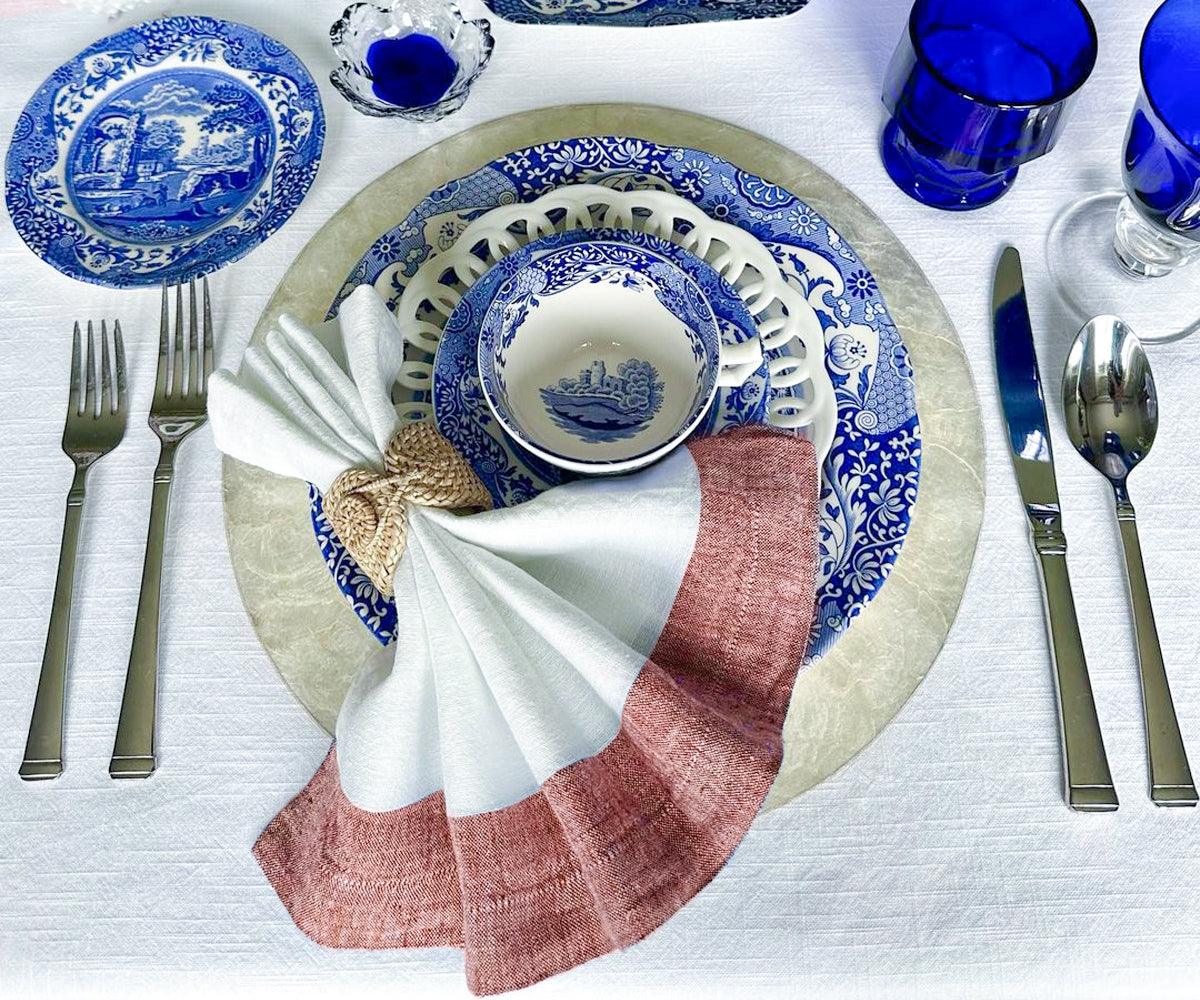 Border Linen Napkins