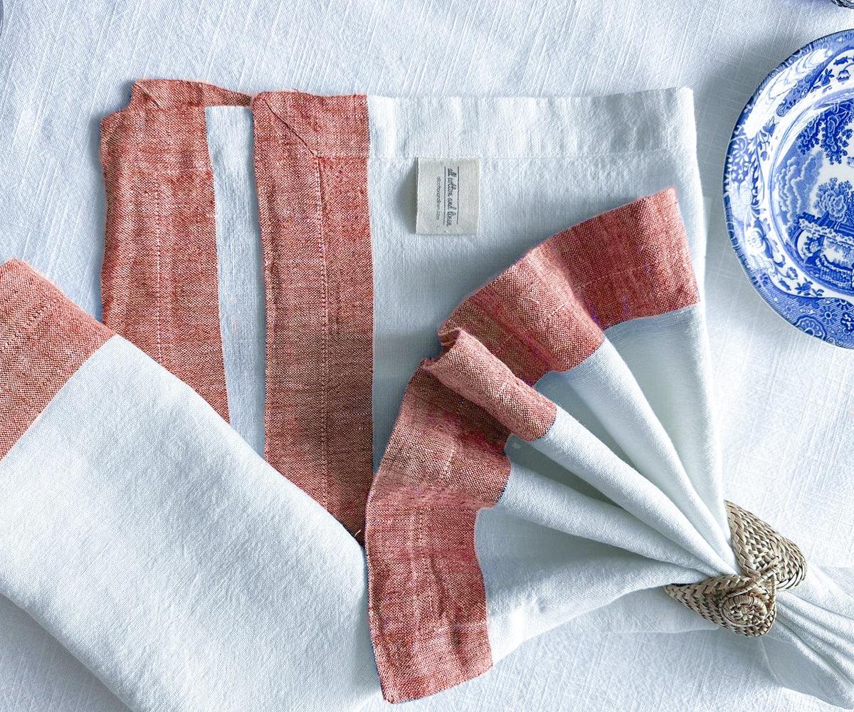 Border Linen Napkins