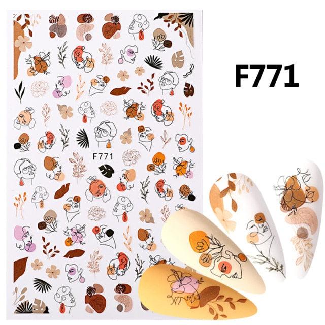 White Embossed Flower Lace Sticker Decal Wedding Nail Art Designs Floral Butterfly Japanese Manicures Nail Decoration Metallic Curve Strip Line Nail Decal Self-Adhesive 3D Wave Design Decoration for Women Girls Adhesive Striping Tape Nail Art Stickers