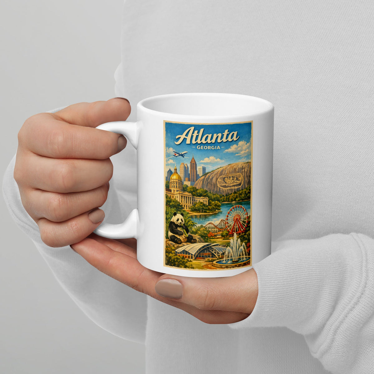 Atlanta Georgia 11 oz White Glossy Mug