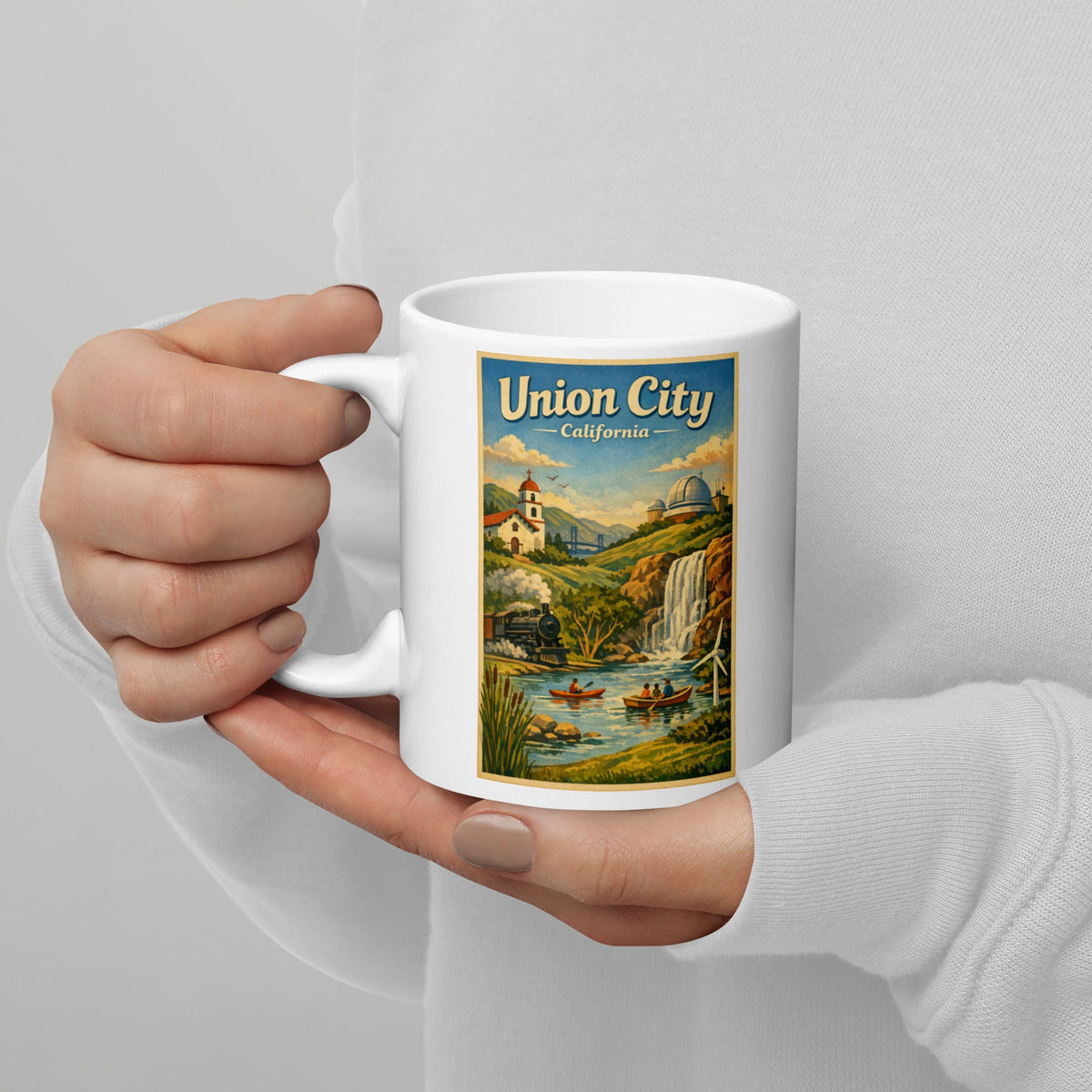 Union City California 11 oz White Glossy Mug