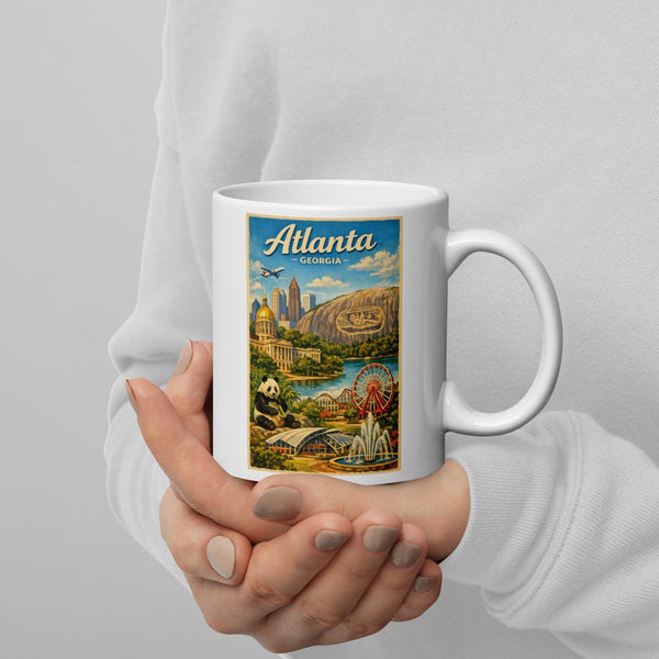 Atlanta Georgia 11 oz White Glossy Mug