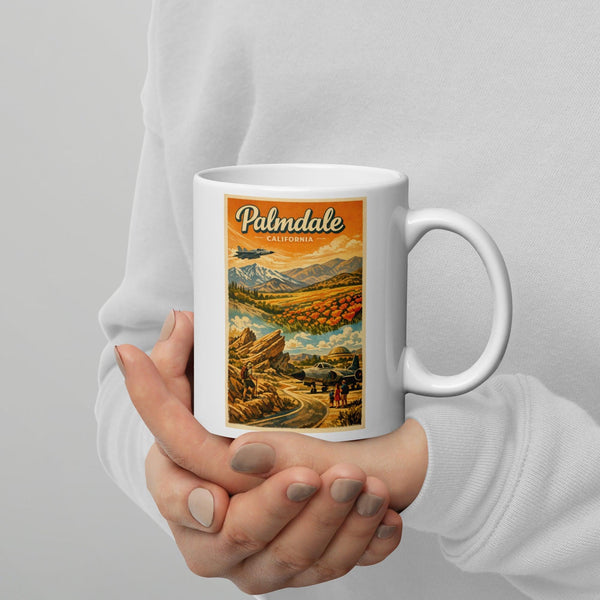 Palmdale California 11 oz White Glossy Mug
