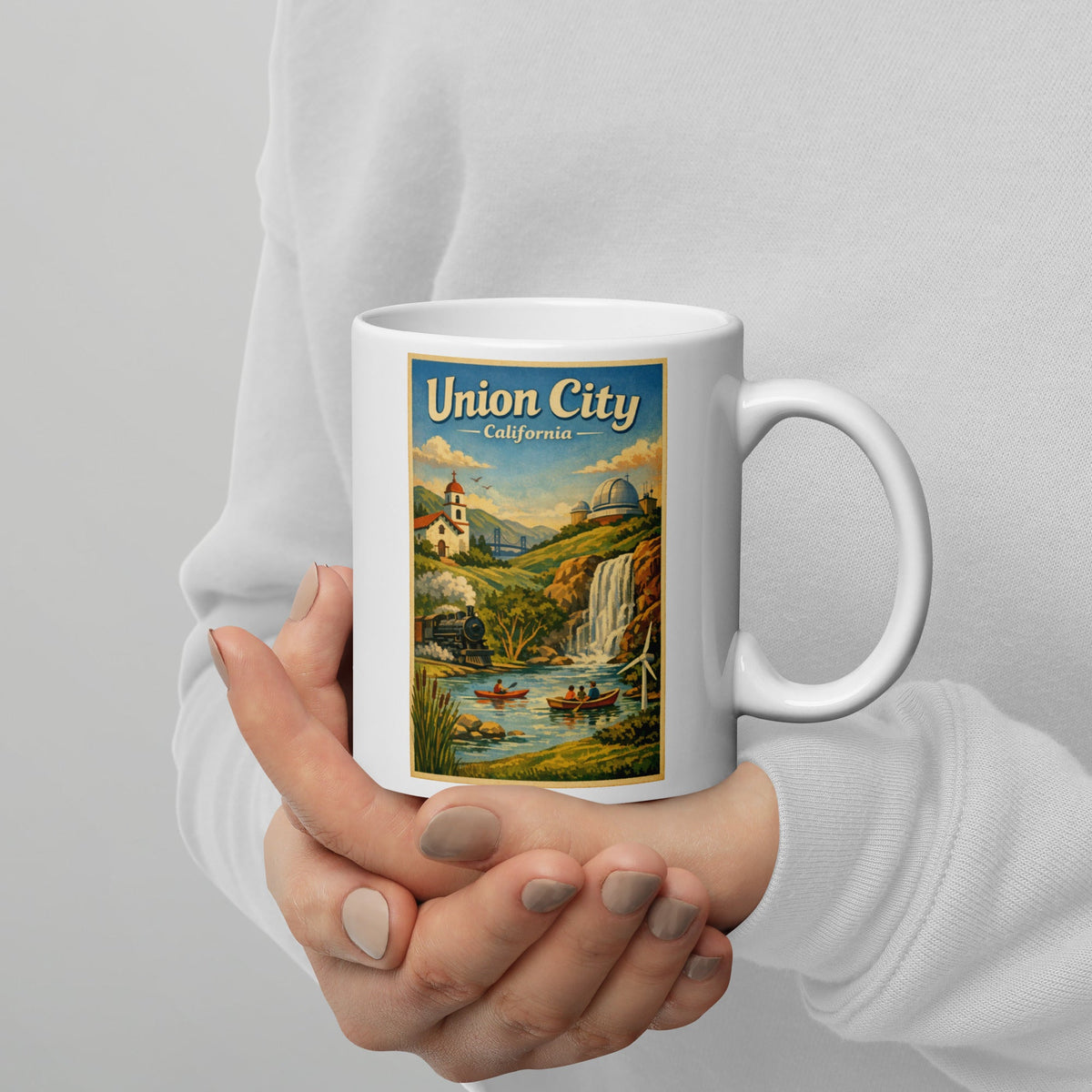 Union City California 11 oz White Glossy Mug
