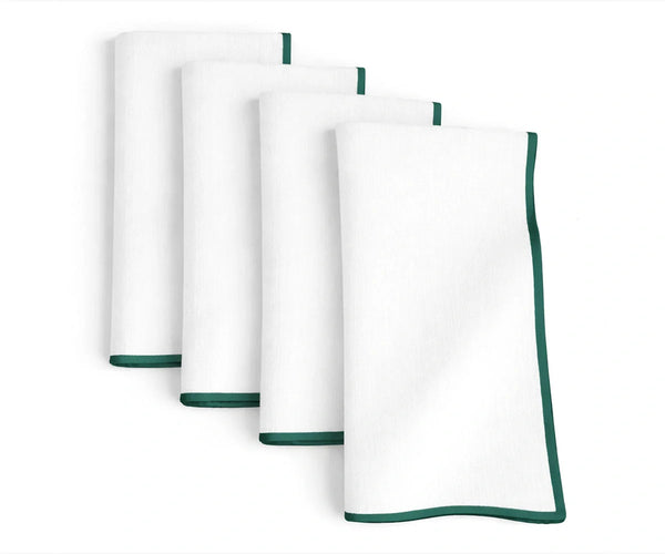 Merrow Stitch Cotton Napkins