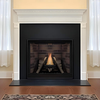 White Mountain Hearth (Empire) Tahoe 36-Inch Clean Face Direct Vent Natural Gas Traditional Premium Fireplace [DVCP36BP30N/70N] (SAK26519)