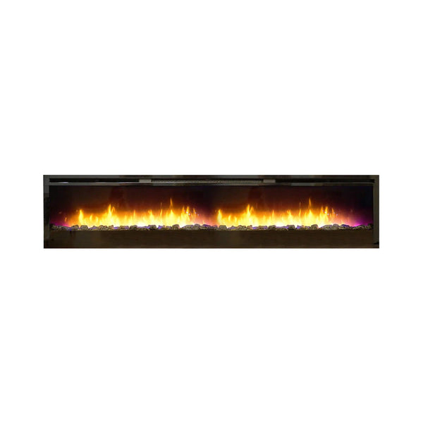 White Mountain Hearth (Empire) Nexfire 74-Inch Contemporary Linear Electric Wall Mount Fireplace [EBL74] (SAK14782)