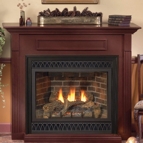 White Mountain Hearth (Empire) Tahoe 42-Inch Natural Gas Direct Vent Deluxe Fireplace [DVD42FP] (SAK56218)
