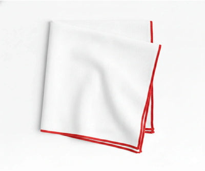Merrow Stitch Cotton Napkins