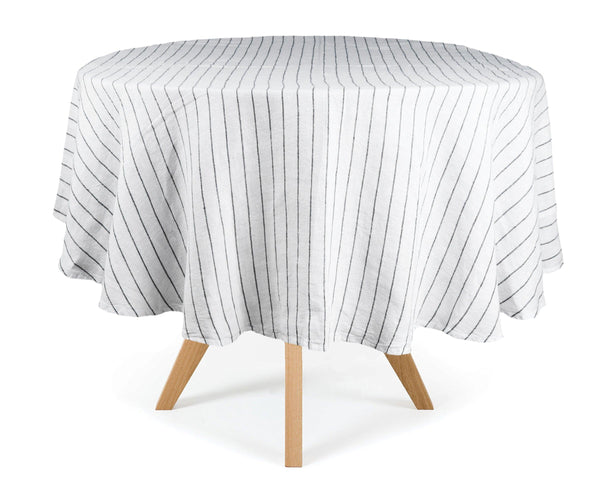 Round Linen Tablecloth 63