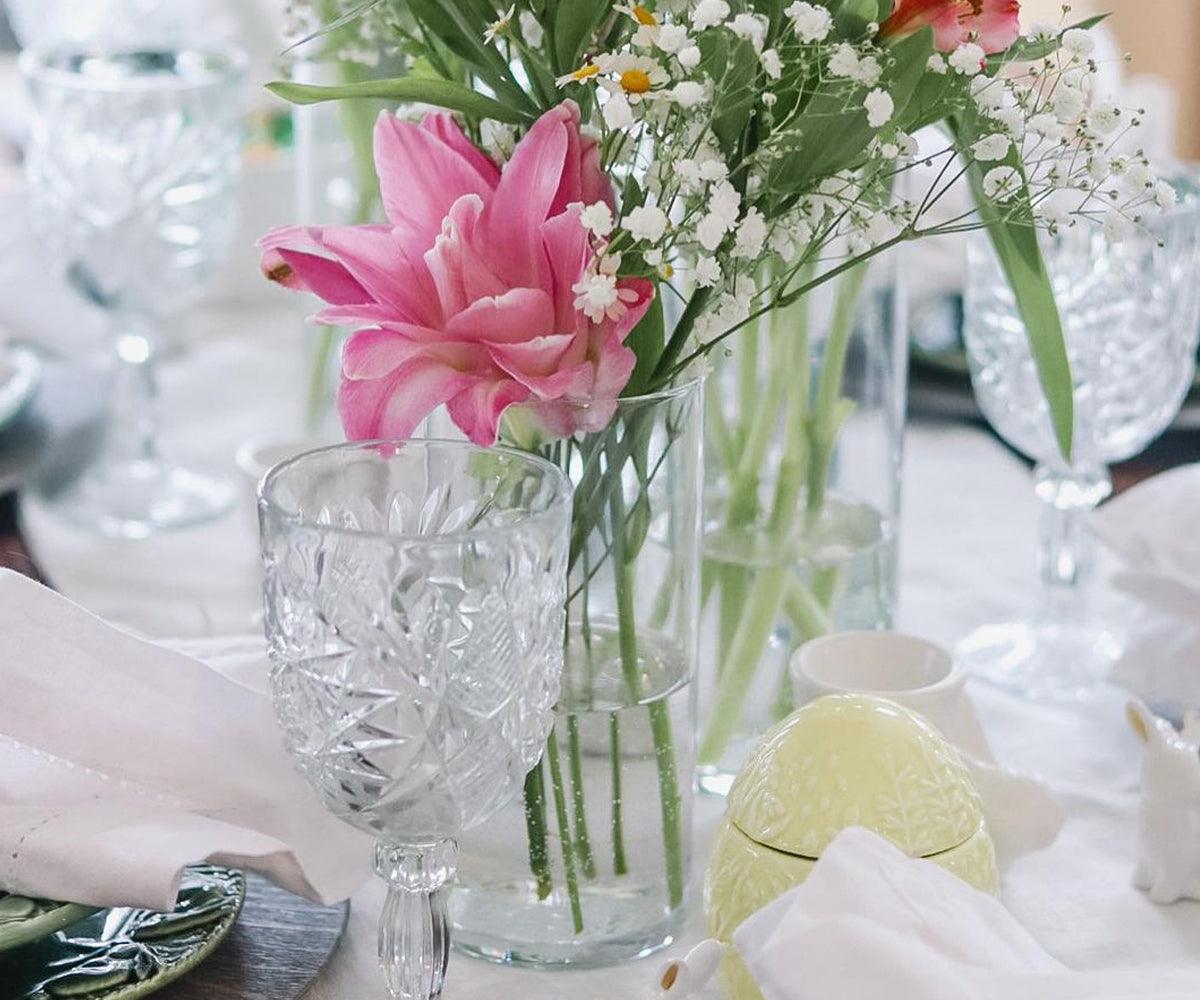 White Hemstitched Napkins - 20 inch