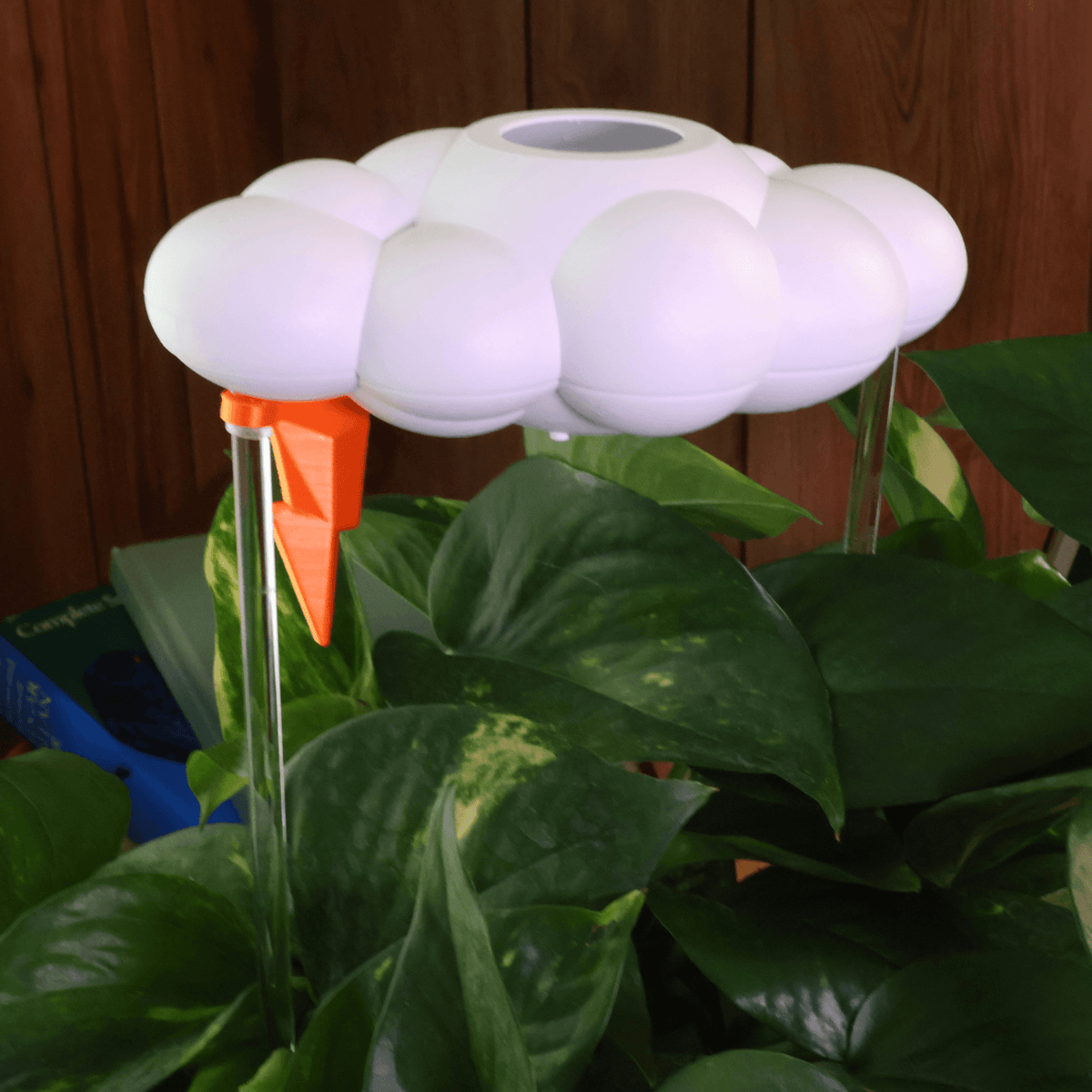 Original Dripping Rain Cloud with Lightning Bolt Charm