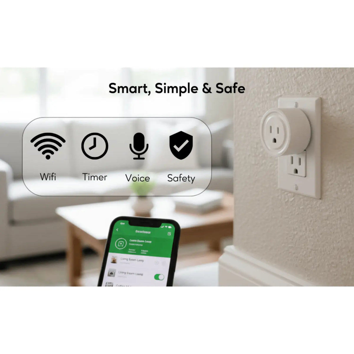 WiFi Round Smart Plug