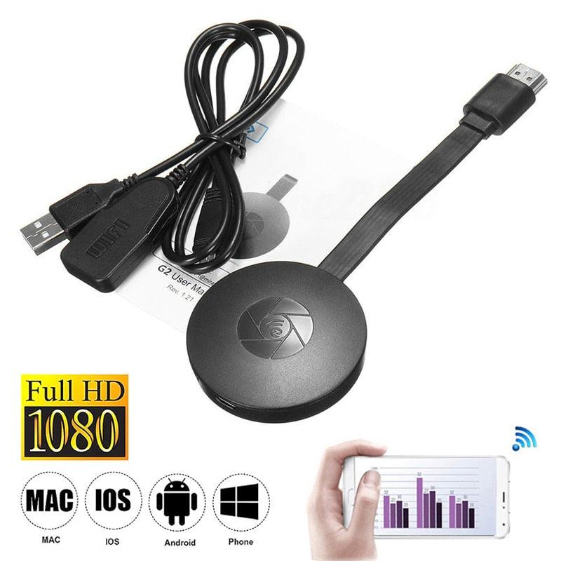 WiFi Wireless Dongle TV Stick HDMI Compatible HD 1080P Wireless TV Cast Display WiFi Display Dongle Receiver For Mobile Phones Cast To TV