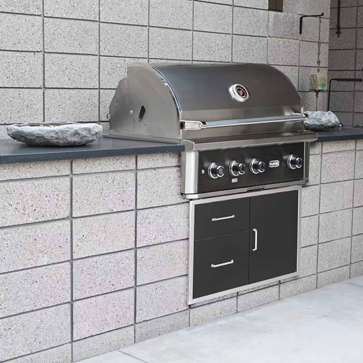 Wildfire Outdoor Living Ranch Pro 36-Inch 304 Stainless Steel Grill [WFPRO36G-BSS/SS] (SAK28346)
