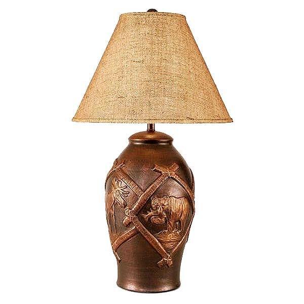 Wildlife Bronze Finish Table Lamp - Gifts for You 'n Me