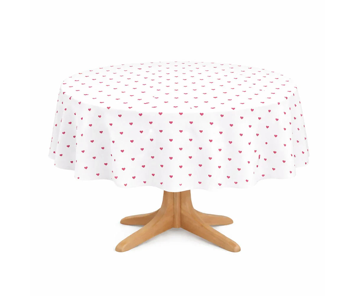 Valentine Cloth Tablecloth - Round