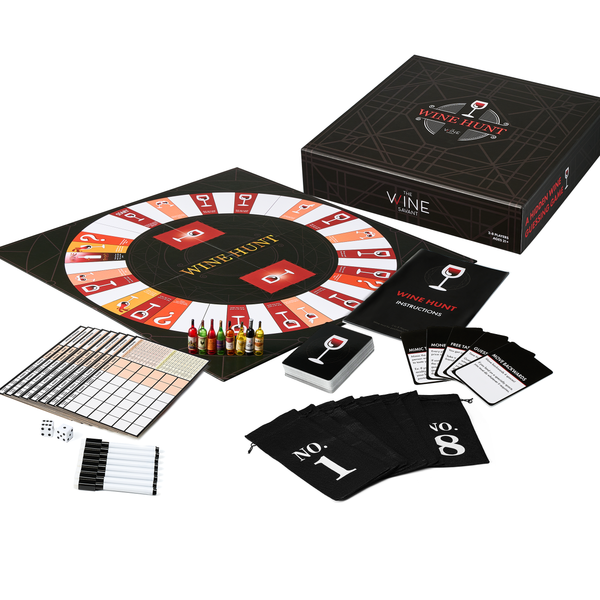 WineHunt - an Interactive Blind Wine Tasting Game, Rely On Taste & Smell to Learn How to Taste Wine Just Like a Sommelier - Gift for Wine Lover, Connoisseur, Fun Game to Play with Friends, Family