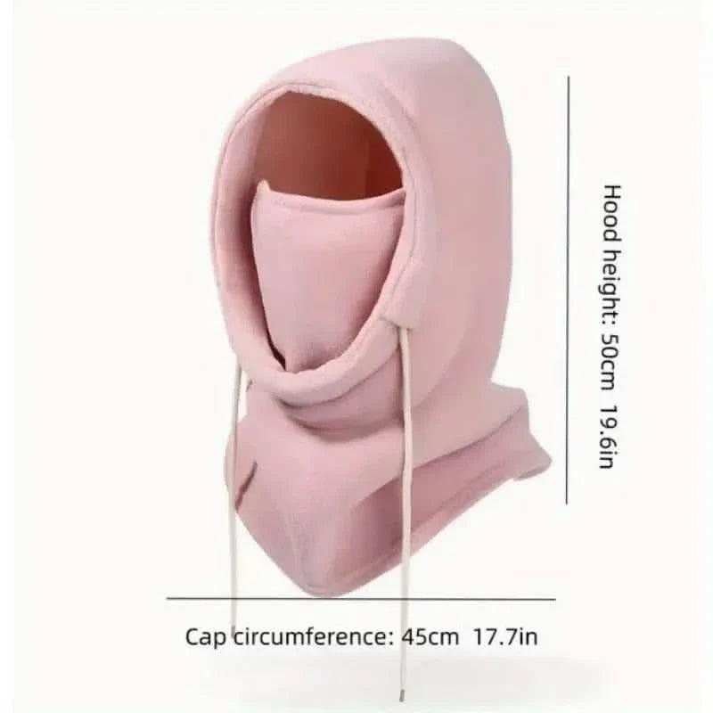 Winter Balaclava Hooded Scarf - Warm Neck Gaiter with Hood