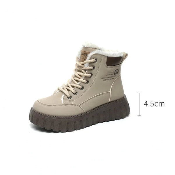 Winter Boots for Women Padded Shoes Fashion Designer Keep Warm Plus Plush Snow Boot Woman Fur Sneakers Skateboard Shoes Footwear