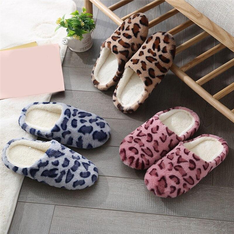Winter Home Slippers Women Cotton Shoes Soft Plush Indoor Slippers Shoes For Women Men Couple Warm Fur Slippers Cute Comfy Fuzzy Knitted Memory Foam Slip On House Slippers