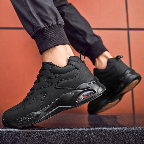 Winter Men's Thick Fur Warm Ankle Shoes Waterproof Men's Trend Casual Sneakers No-slip Shoes Men Footwear Low-Top Sneakers Non-Slip Wear-Resistant For Outdoor Sport