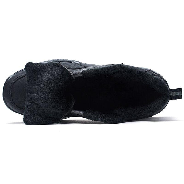 Winter Men's Thick Fur Warm Ankle Shoes Waterproof Men's Trend Casual Sneakers No-slip Shoes Men Footwear Low-Top Sneakers Non-Slip Wear-Resistant For Outdoor Sport