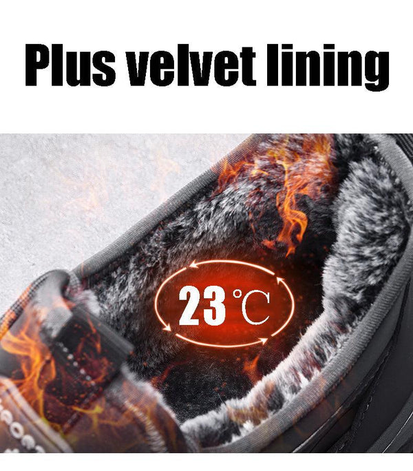 Winter Running Shoes Mens Low Cut Non Slip Warm Outdoor Walking Shoes Comfort Sneakers Fashion Sport Shoes Outdoor Walking Non-Slip Sneakers Comfortable Soft Design Quality Autumn Shoes