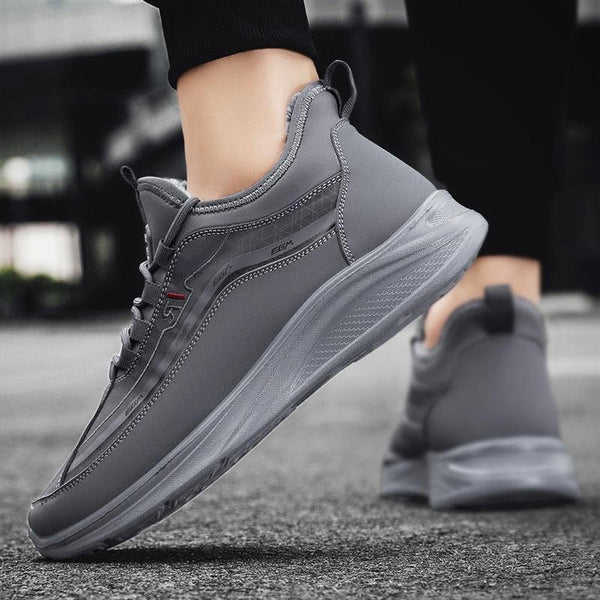 Winter Running Shoes Mens Low Cut Non Slip Warm Outdoor Walking Shoes Comfort Sneakers Fashion Sport Shoes Outdoor Walking Non-Slip Sneakers Comfortable Soft Design Quality Autumn Shoes