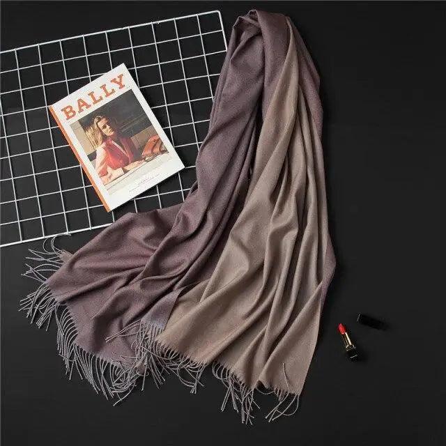 Winter Women Scarf Fashion Solid Soft  Scarves For Lady Shawls Wrap Casual Wear Travel Friendly For Winter Fall Winter Classic Warm Soft Chunky Warm Scarves Wrap Scarf