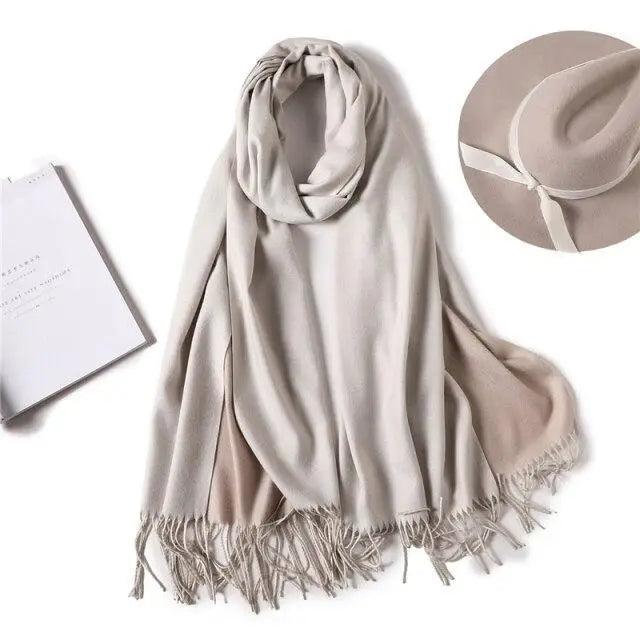 Winter Women Scarf Fashion Solid Soft  Scarves For Lady Shawls Wrap Casual Wear Travel Friendly For Winter Fall Winter Classic Warm Soft Chunky Warm Scarves Wrap Scarf