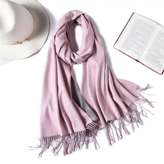 Winter Women Scarf Fashion Solid Soft  Scarves For Lady Shawls Wrap Casual Wear Travel Friendly For Winter Fall Winter Classic Warm Soft Chunky Warm Scarves Wrap Scarf