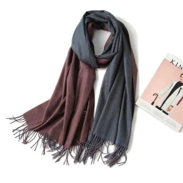 Winter Women Scarf Fashion Solid Soft  Scarves For Lady Shawls Wrap Casual Wear Travel Friendly For Winter Fall Winter Classic Warm Soft Chunky Warm Scarves Wrap Scarf