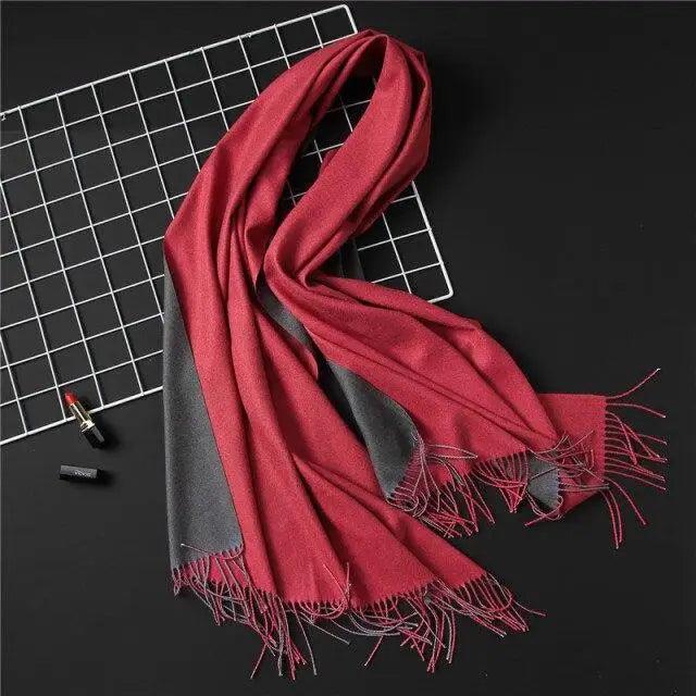 Winter Women Scarf Fashion Solid Soft  Scarves For Lady Shawls Wrap Casual Wear Travel Friendly For Winter Fall Winter Classic Warm Soft Chunky Warm Scarves Wrap Scarf