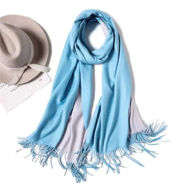 Winter Women Scarf Fashion Solid Soft  Scarves For Lady Shawls Wrap Casual Wear Travel Friendly For Winter Fall Winter Classic Warm Soft Chunky Warm Scarves Wrap Scarf