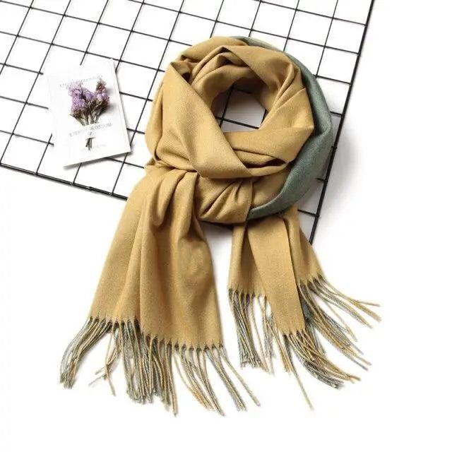 Winter Women Scarf Fashion Solid Soft  Scarves For Lady Shawls Wrap Casual Wear Travel Friendly For Winter Fall Winter Classic Warm Soft Chunky Warm Scarves Wrap Scarf