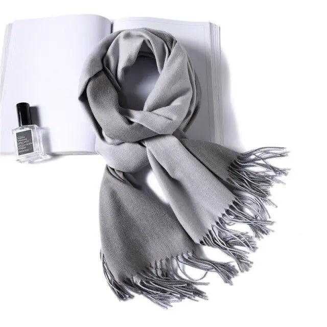 Winter Women Scarf Fashion Solid Soft  Scarves For Lady Shawls Wrap Casual Wear Travel Friendly For Winter Fall Winter Classic Warm Soft Chunky Warm Scarves Wrap Scarf
