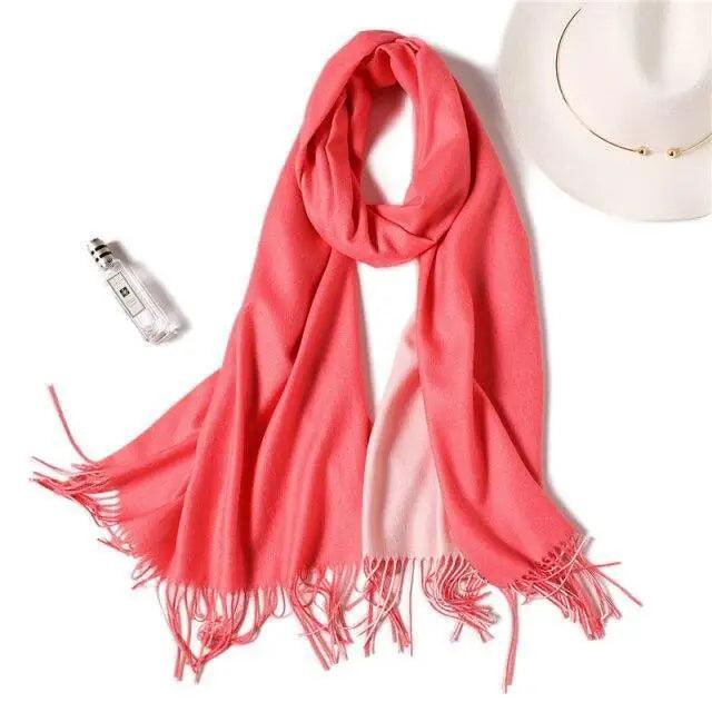 Winter Women Scarf Fashion Solid Soft  Scarves For Lady Shawls Wrap Casual Wear Travel Friendly For Winter Fall Winter Classic Warm Soft Chunky Warm Scarves Wrap Scarf