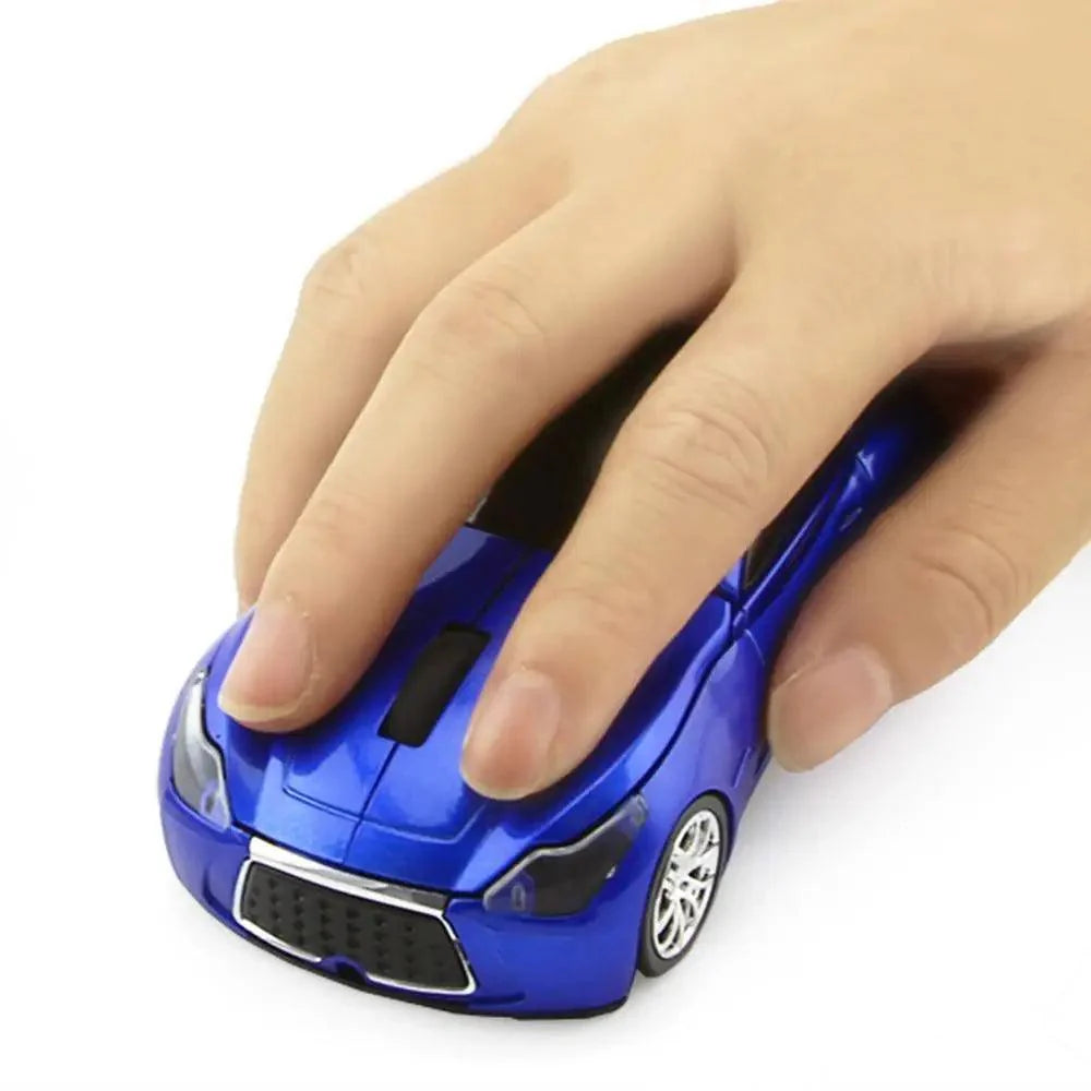 Wireless Black Sports Car USB Mouse Design Computer 1600 DPI Mouse Mini Ergonomic Gaming Mouse For Laptop And Computer 2.4Ghz