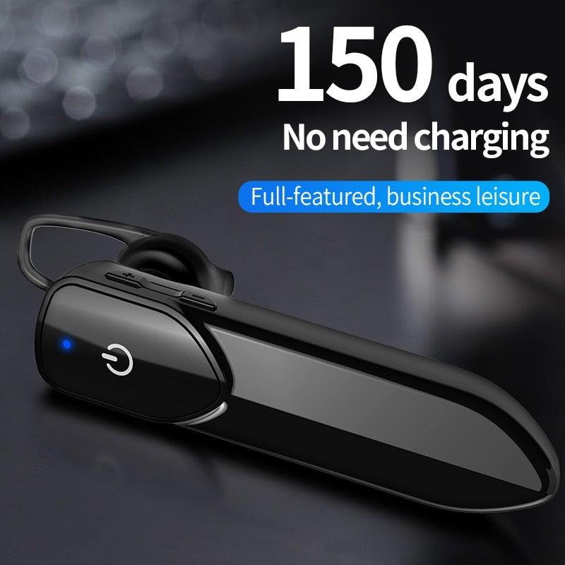 Wireless Bluetooth Headset Business Hands Free Long Standby V5.0 Earphones Waterproof Sport Earbuds With Microphone For Driving