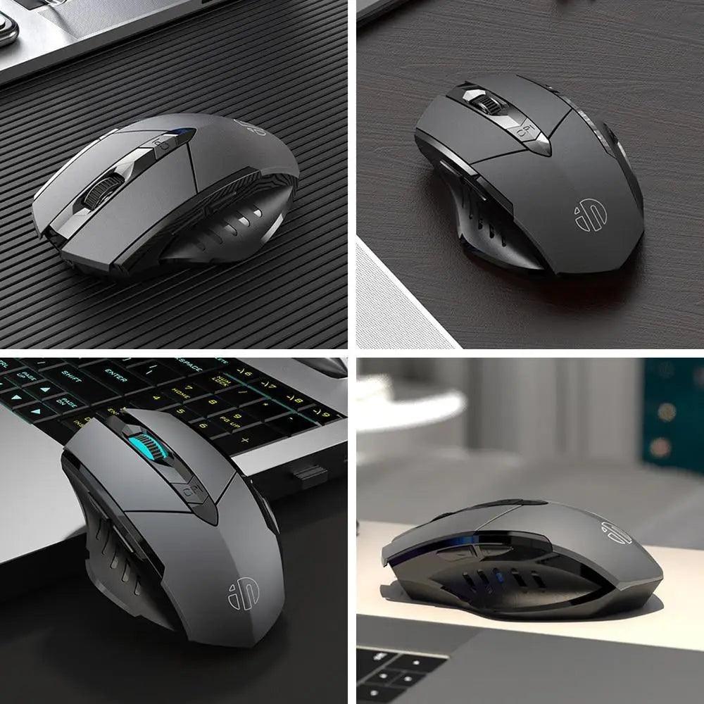 Wireless Design 2.4 GHz Ergonomic Mouse 1600 DPI USB Optical Bluetooth-Compatible Mouse Computer Gaming Mouse