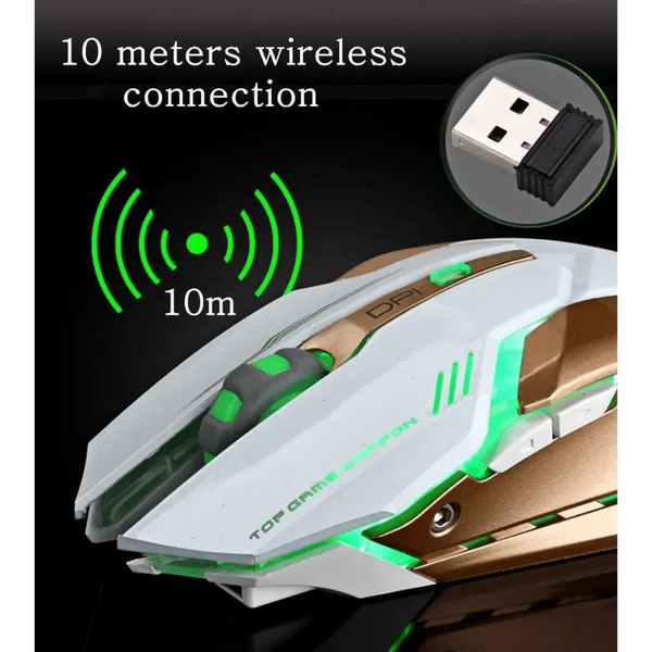 Wireless Gaming Mouse Backlight USB Optical Gamer Computer Mice Laptop Wireless DPI Mice