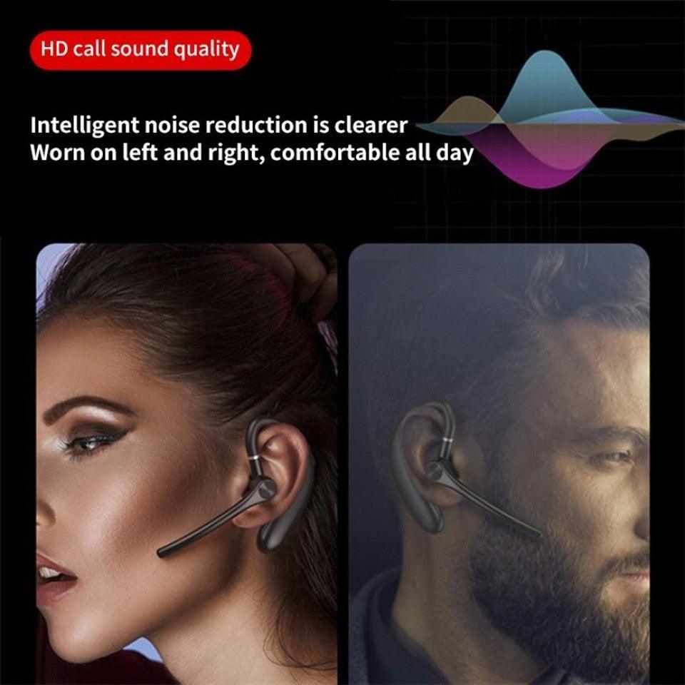 Wireless Headphones With Microphone Bluetooth Con Headset Earphones Updated Design with Industry Leading Sound & Improved Comfort, Long Wireless Range, Up to 24 Hours of Talk Time