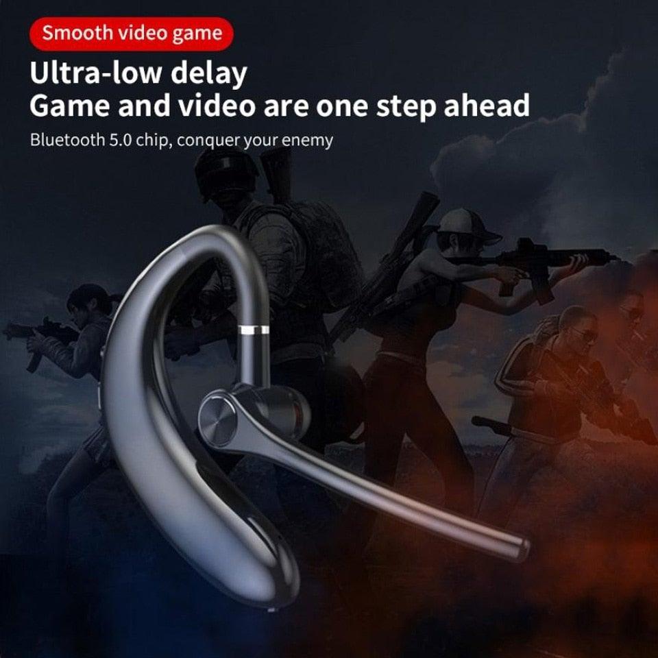 Wireless Headphones With Microphone Bluetooth Con Headset Earphones Updated Design with Industry Leading Sound & Improved Comfort, Long Wireless Range, Up to 24 Hours of Talk Time