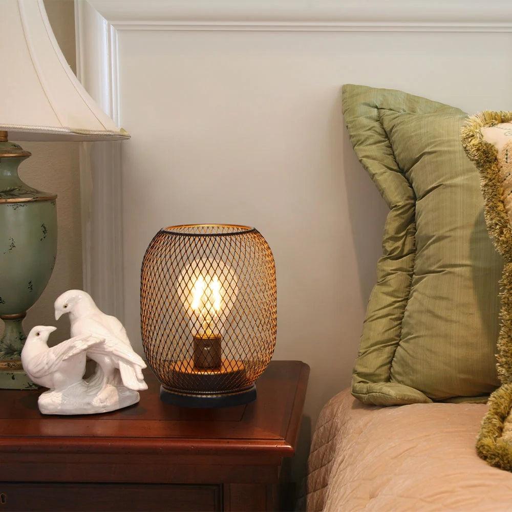 Set of 2 Battery Operated Lamp LED Table Lantern-Egg Shape