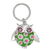 Wise in Love Owl Keychain - Green