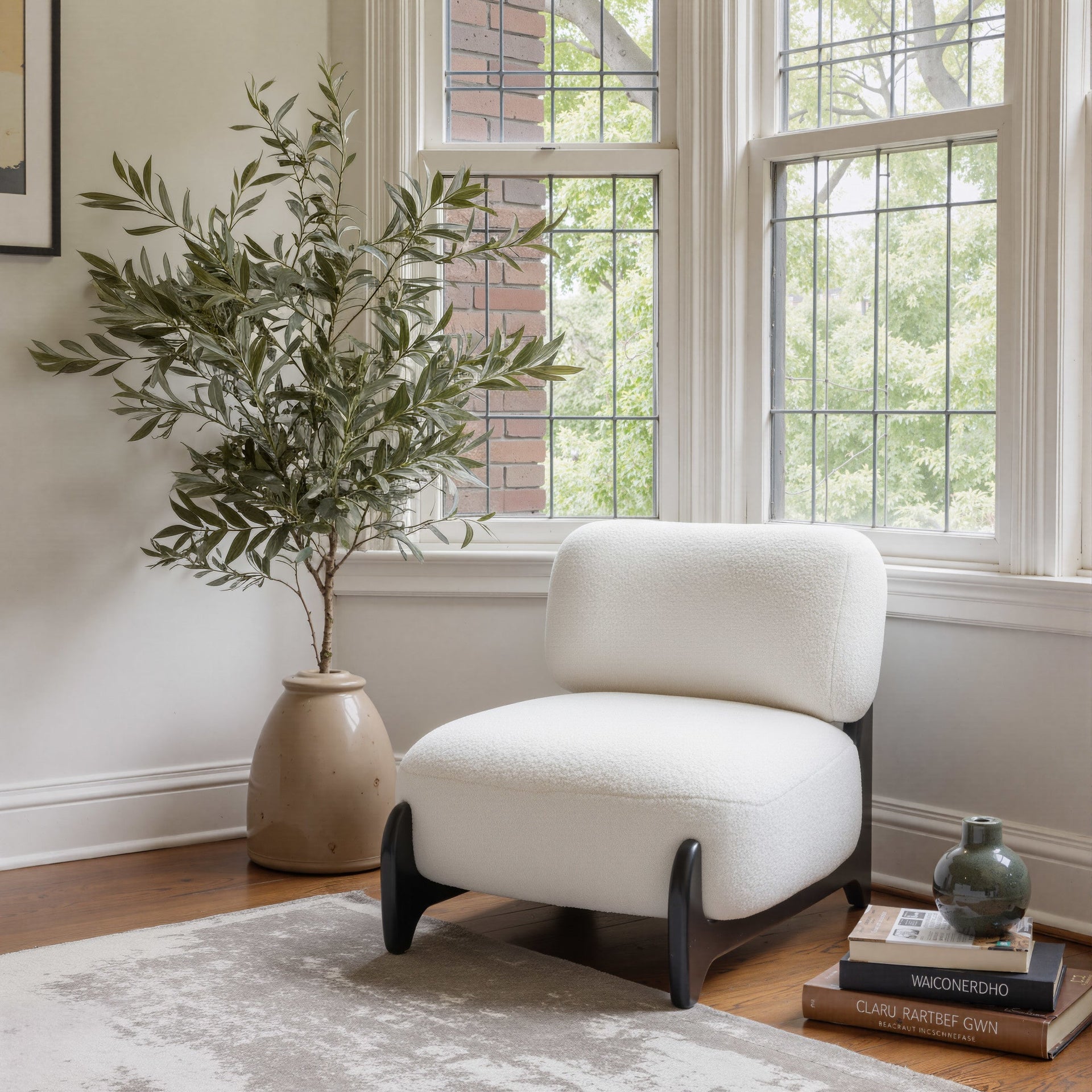 Bombo Accent Chair White ZUO Store